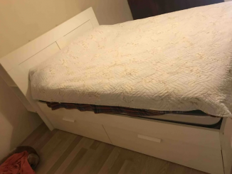 ikinci el Ikea Beyaz Karyola Ve Başlık