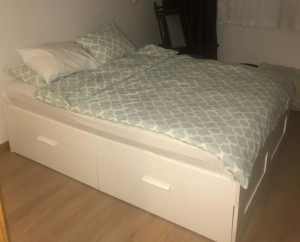 ikinci el adore tek kişilik karyola 10 İkea karyola,140 x 200 santim iki kişilik