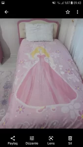 İkiz yatak bazası 2.el ucuz 12 pembe kız çocuk odası için yatak baza başlık FİYATI: 320 TL