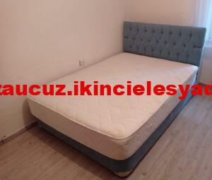 KULLANILMIŞ BAZA YATAK VE KARYOLA 7 ikinci el uzay grisi baza yatak başlık 1200 TL