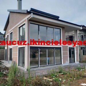 Sürgülü pimapen balkon kapısı (kahverengi plastik kapı)