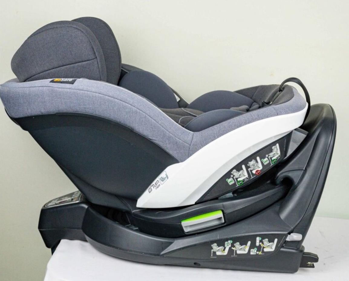 Besafe izi turn i size 360 derece donen isofixli gri oto koltugu 4